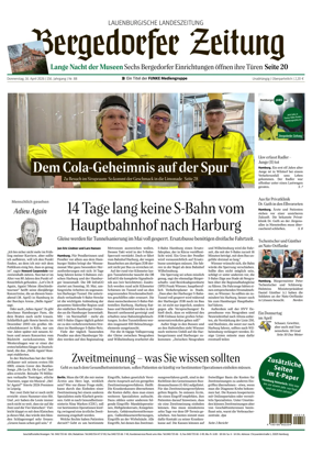 Cover of Bergedorfer Zeitung