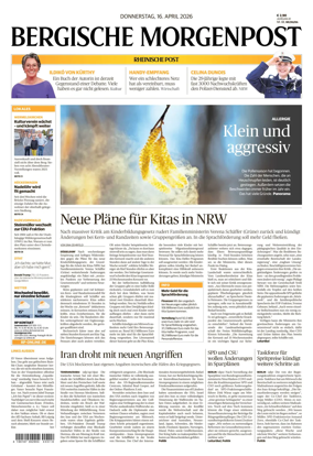 Cover of Bergische Morgenpost Wermelskirchen/Huckeswagen/Radevormwald