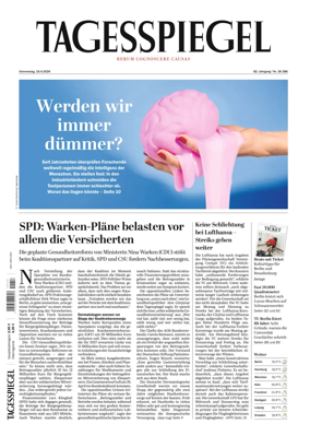 Cover of Der Tagesspiegel