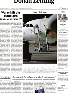 Cover of Donau Zeitung