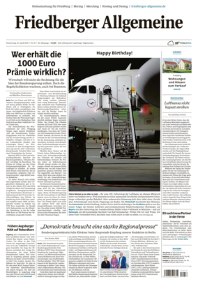 Cover of Friedberger Allgemeine