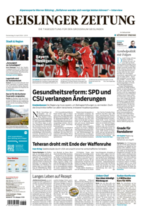 Cover of Geislinger Zeitung