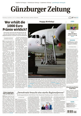 Cover of Guenzburger Zeitung
