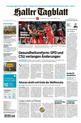 Cover of Haller Tagblatt