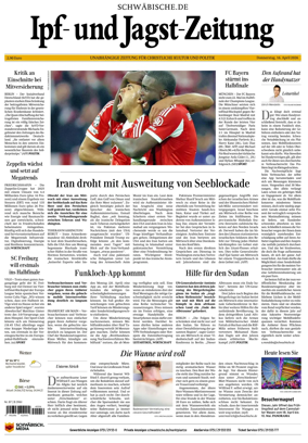 Cover of Ipf- und Jagst-Zeitung