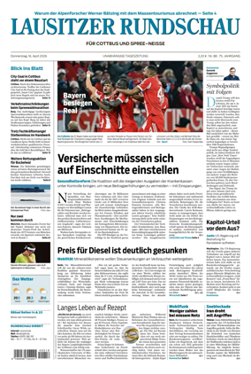 Cover of Lausitzer Rundschau