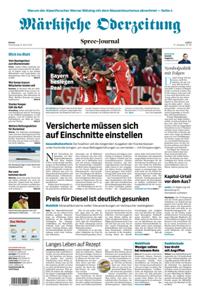 Cover of Markische Oderzeitung Erkner