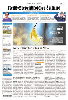 Cover of Neuss-Grevenbroicher Zeitung Neuss