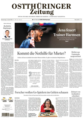 Cover of Ostthuringer Zeitung (Greiz)