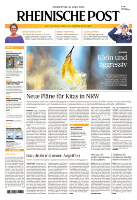 Cover of Rheinische Post Krefeld Kempen