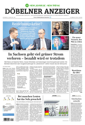 Cover of Sachsische Zeitung (Dobeln)