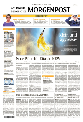 Cover of Solinger Bergische Morgenpost/Remscheid