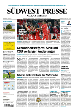 Cover of SUDWEST PRESSE - Neckar-Chronik
