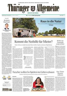 Cover of Thuringer Allgemeine (Arnstadt und Ilmenauz)