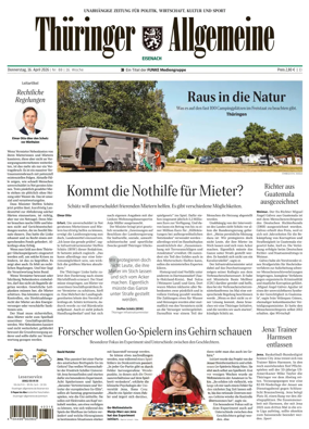 Cover of Thuringer Allgemeine (Eisenach)