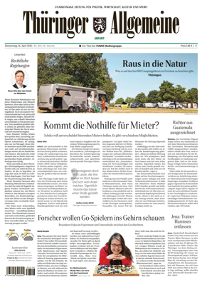 Cover of Thuringer Allgemeine (Erfurt)