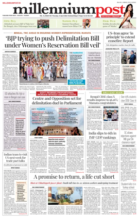 Cover of Millennium Post (Kolkata)