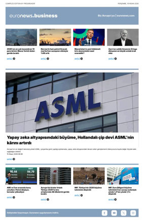 Cover of Euronews Business (Turkish) Compiled Editions