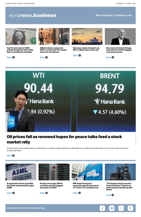 Cover of Euronews Business