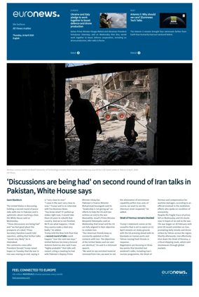 Cover of EuroNews (English Edition)