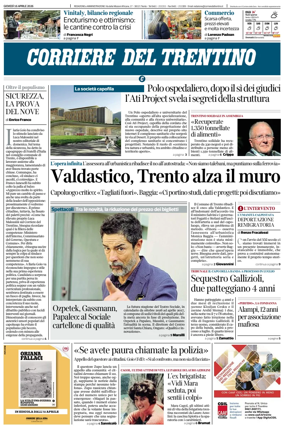 Cover of Corriere del Trentino