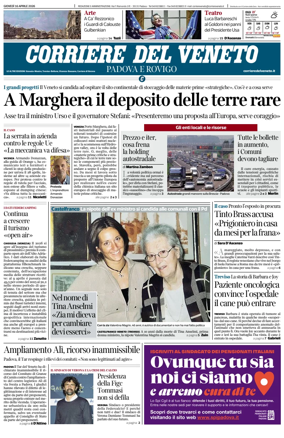 Cover of Corriere del Veneto (Padova e Rovigo)