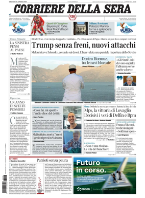 Cover of Corriere della Sera