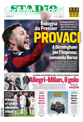 Cover of Corriere dello Sport Stadio (Bologna)