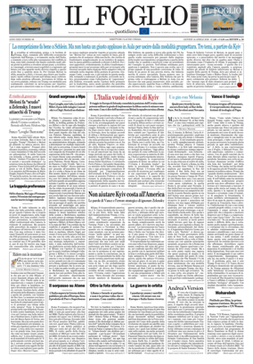 Cover of Il Foglio Quotidiano