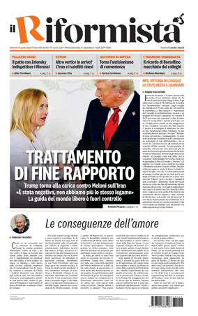 Cover of Il Riformista (Italy)
