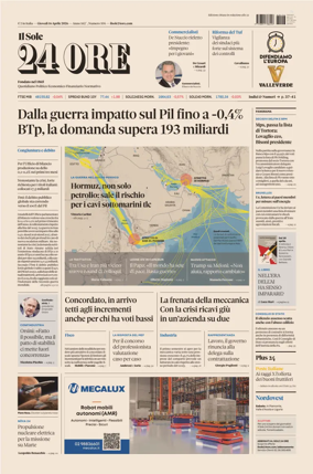 Cover of Il Sole 24 Ore