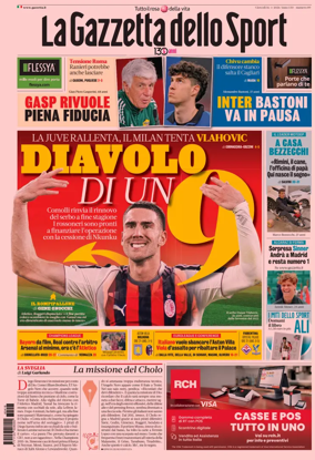 Cover of La Gazzetta dello Sport