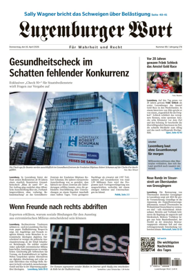 Cover of Luxemburger Wort