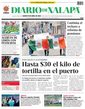 Cover of Diario de Xalapa