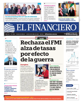 Cover of El Financiero