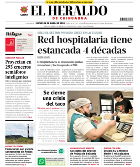 Cover of El Heraldo de Chihuahua