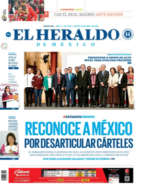 Cover of El Heraldo de Mexico
