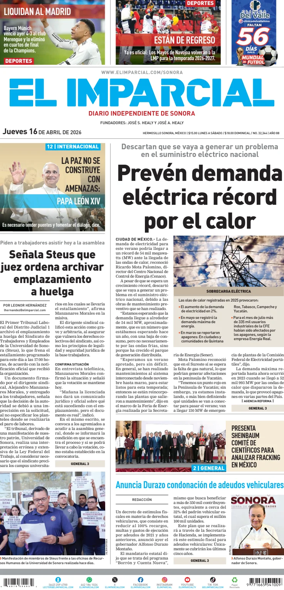 Cover of El Imparcial