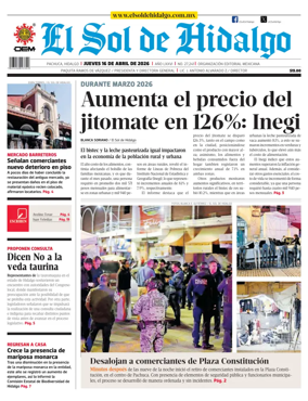 Cover of El Sol de Hidalgo