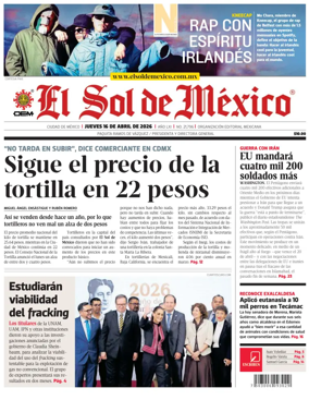 Cover of El Sol de Mexico