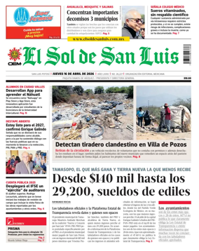 Cover of El Sol de San Luis Potosi
