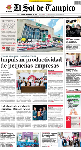 Cover of El Sol de Tampico