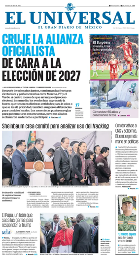 Cover of El Universal
