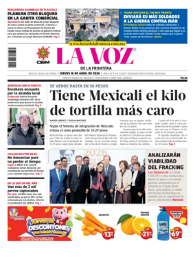 Cover of La Voz de la Frontera