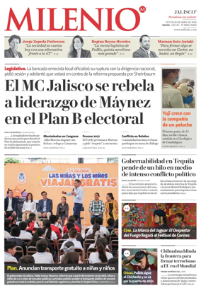 Cover of Milenio Jalisco