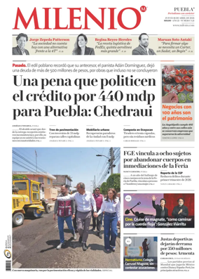 Cover of Milenio Puebla