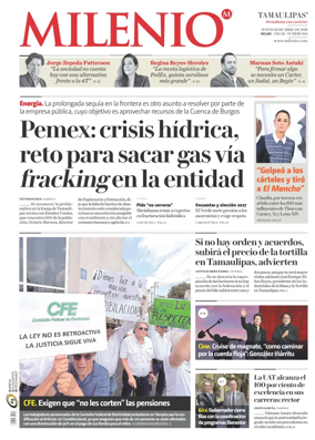 Cover of Milenio Tamaulipas