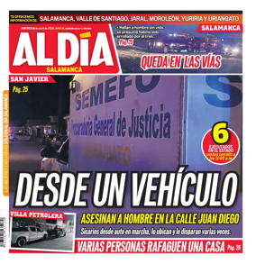 Cover of Periodico Al Dia (Salamanca)
