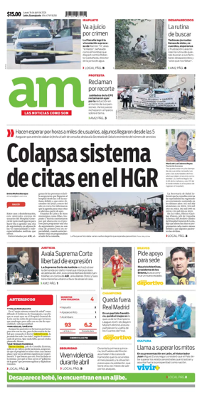 Cover of Periodico AM (Leon)