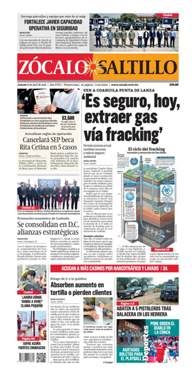 Cover of Zocalo Saltillo
